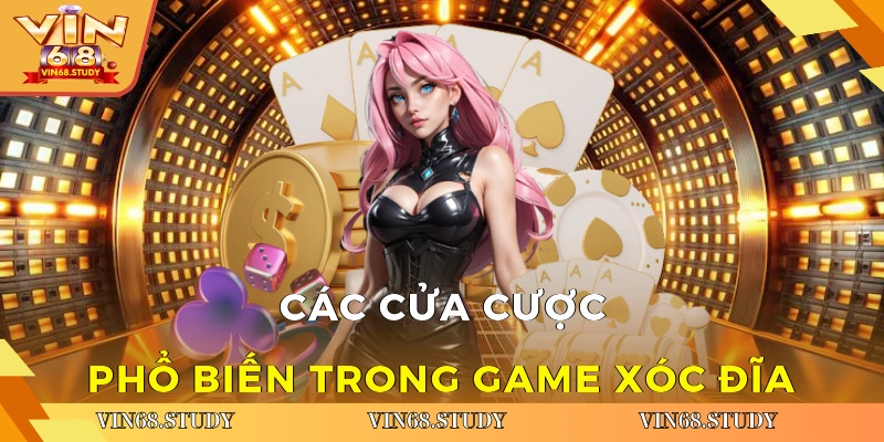 Các cửa cược phổ biến trong game Xóc Đĩa