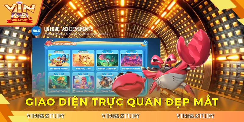 Giao diện trực quan đẹp mắt
