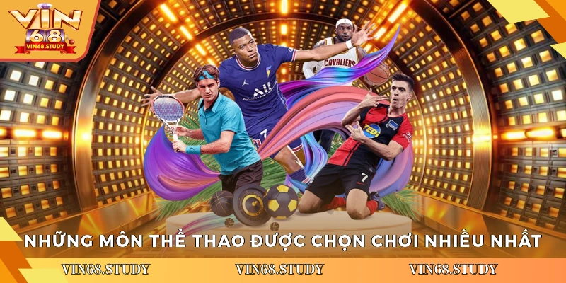 Những môn thể thao được chọn chơi nhiều nhất